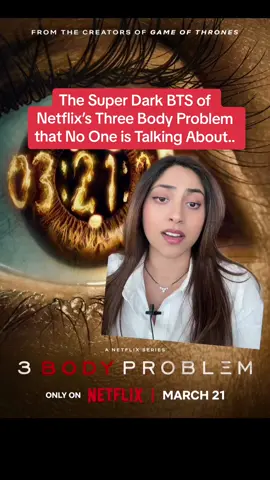This story has been haunting me since 2020. I can’t believe they actually went through with putting Three Body Problem on Netflix after what happened BTS.  #threebodyproblem #truecrime #truecrimecommunity #netflixseries #BookTok #DidYouKnow #behindthescenes #poison 