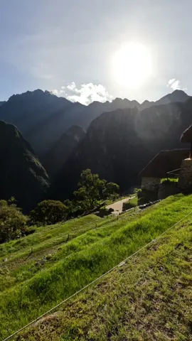 The sun rising over the mountains surrounding #machupicchu with the birds singing.🥹 it’ll be difficult to top this experience. #peru #travel #traveltiktok #foryou #fyp 