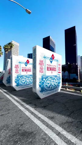 Playing dominos with Domino's Pizza. 🍕🍕🍕 #cgi #vfx #dominospizza #3danimation 