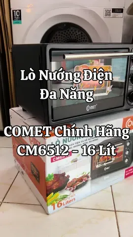 Lò Nướng Điện Đa Năng 16 Lít Comet CM6512  • Thích Hợp Cho Các Món Nướng • Hàng Chính Hãng  • Bảo Hành 12 Tháng #chínhhang #giadungtienich #lonuongdanang #lovisong #comet 