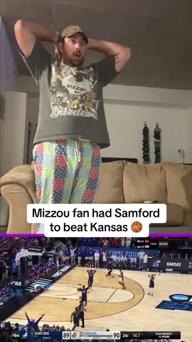 Tough way to end the night ☹️ @betr_jack  #samford #MarchMadness #kansas #marchmadness2024 