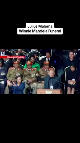 CIC Julius Malema at Winnie Mandela’s Funeral