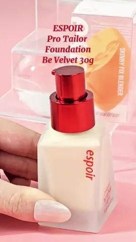 ESPOIR ❤️Pro Tailor Foundation Be Velvet❤️ ✨️ Velvet Semi-Matte Foundation ✨️ Surprisingly Thin Coverage ✨️ Vegan & Cruelty Free Product Check it out a ZEZEYA! 🌟 . . ⏩️zezeya.com #espoir #espoirfoundation #velvetfoundation #semimatte #mattefoundation #Liquidfoundation #Bevelvet #kbeauty #kcosmetics #zezeya #kmakeup #makeuplover #cosmetichollic #cosmeticunboxing #koreanmakeup #koreancosmetics #koreanbeauty 