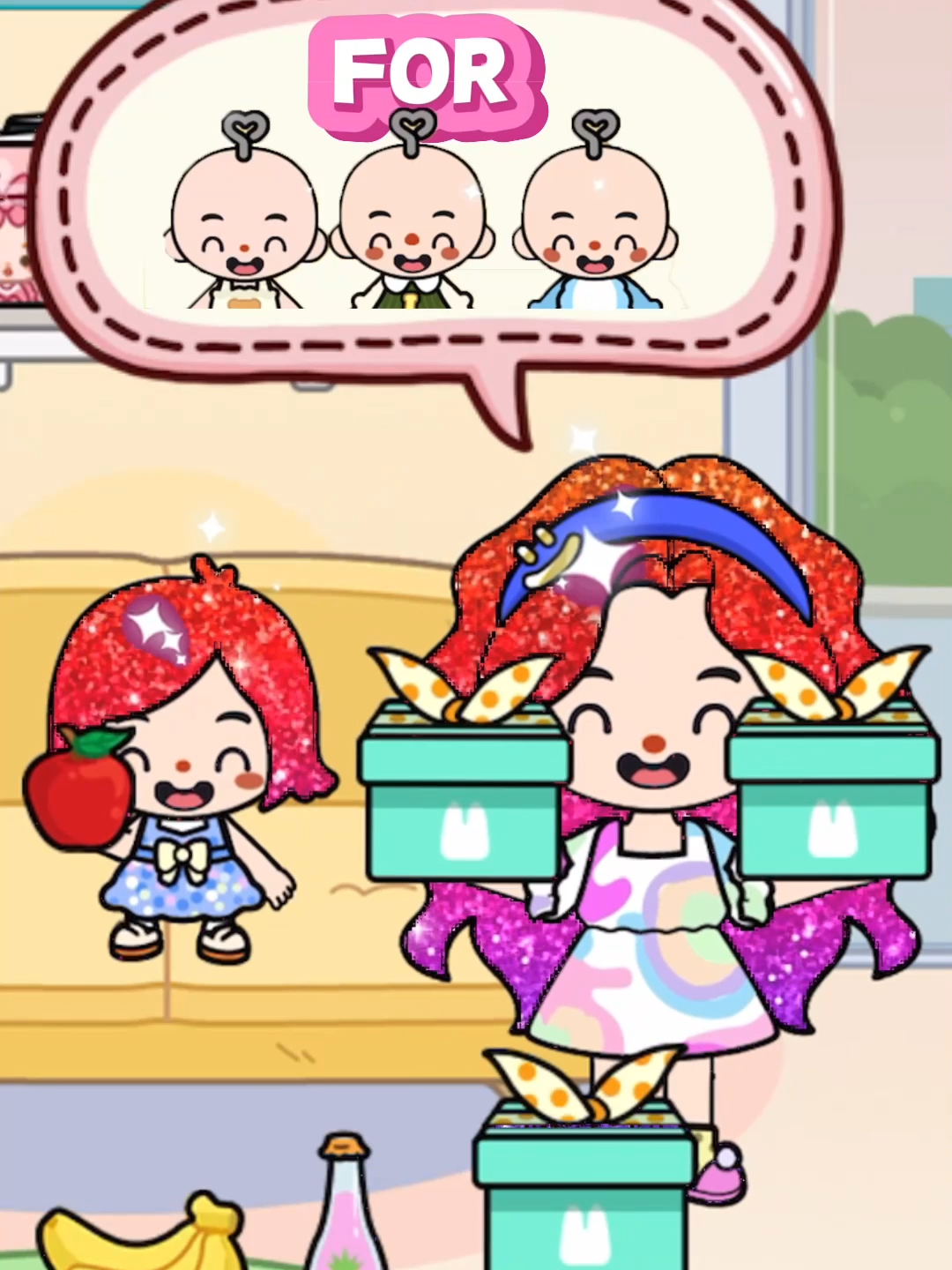 AHA WORLD Stories 👧 The Pop star gave her hair to the little sister P2  #ahaworld  #story  #avatarworld  #tocaboca  #gaming  #foryou  #fyp  #viral @ahaworldofficial