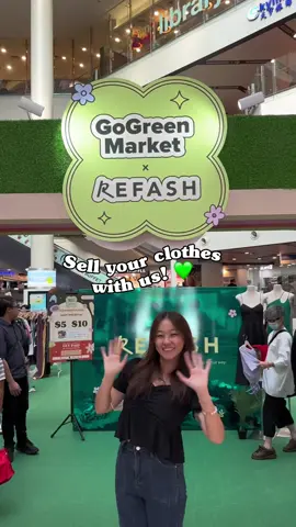 Who knew selling clothes can be THIS easy? Simply bring down min. 10 pieces, and we'll pay you in vouchers IMMEDIATELY, no appointment needed 🤫  🫵 Don't say we bojio... GUARANTEED $10 for the first 5 accepted* pieces! (*based on our 6 factors) Mark your calendars for these decluttering sessions: 🌟 18 - 22 Mar 2024 • 12pm - 6pm 🌟 25 - 29 Mar 2024 • 12pm - 6pm Don't miss out — see you there!  📍 GoGreen Market x REFASH @ Chinatown Point Atrium