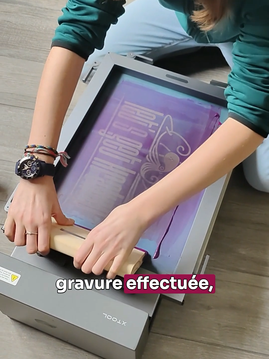 Ce produit va te permettre de faire de la sérigraphie chez toi ! 🖨️ #journaldugeek #xTool #sérigraphie