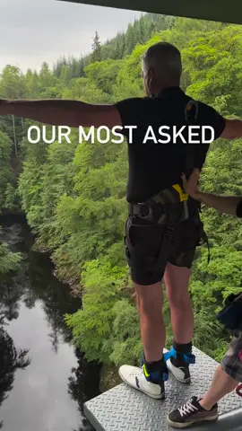 We get the question a million times a day! #highlandflingbungee #bungee #bungy #Scotland 