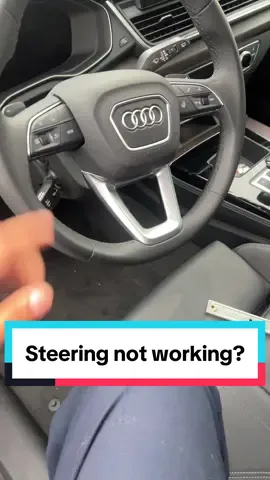 Lady came in with her steering wheel not working. Easy fix everyone is happy. #mechanic #dealership #mechanicscams #autotech #automotive #fixcar #dealershipscam #cars #audi #audiq7 #mazda 