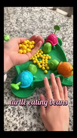 Come and grab beans with turtles #fyp #toys #bean #fun #turtle #interesting 