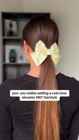 Hairbows are just so cute🤍 #hairstyle #hairtutorial #hairstyletips #hairstyletutorial #hairstyleideas 