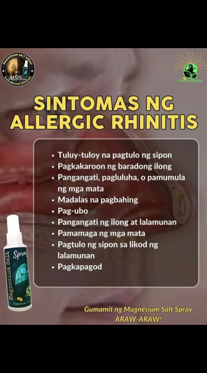 Ang kahit anong karamdaman ay maaring GUMALING kapag naibigay mo ang kakailanganin ng iyong katawan. #MSS  #allinone #miraclespray  #NATURALnaPANLUNAS  #MAGNESIUMsaltSPRAY  #naturalnapanlunasadvocate  #pisikpisiktanggalangmgasakit  #TRANSDERMALmineralSUPPLEMENT  #foryou #health 