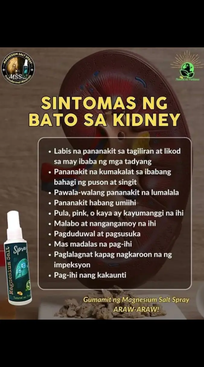 Ang kahit anong karamdaman ay maaring GUMALING kapag naibigay mo ang kakailanganin ng iyong katawan. #MSS  #allinone #miraclespray  #NATURALnaPANLUNAS  #MAGNESIUMsaltSPRAY  #naturalnapanlunasadvocate  #pisikpisiktanggalangmgasakit  #TRANSDERMALmineralSUPPLEMENT  #foryou #health 