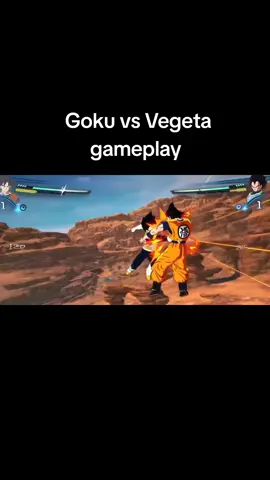 Goku vs Vegeta gameplay  #goku #vegeta #dbz #dragonball #gaming #videogames 