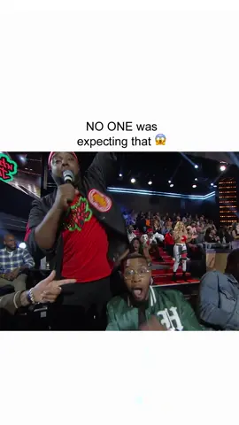 Mans got the whole crowd shook 🤣 #WildNOut #ripmicheals #wig #funny #jokes #familyreunion #wigsnatched #unexpected #lol