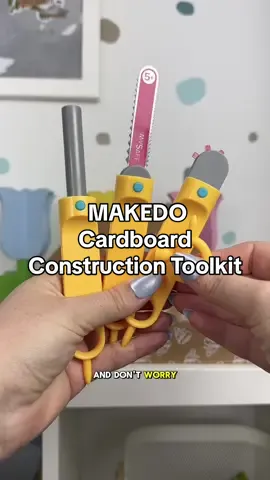 AD✨Find these amazing tool kits from @Makedo in my profile & use code “COURTNEY10”!✨ My son always has at least one cardboard  box that he is playing with in our home. When I showed him this toolkit, he went straight to work and I was so happy to see how fast he started making his creations! I love how everything is safe & re-usable. ✨Reasons why we love Makedo✨ ➡️Screen-free fun that boosts imagination and creativity ➡️No sharp cutting tools or messy glue ➡️We can make anything big or small! ➡️A great family activity for us all to work on together.   ➡️Different size sets to choose from. Make sure you check out Makedo so your kids can start making their upcycled creations!  #mymakedo #kidsactivities #kidsactivity #kidsactivityidea #kidsgift #kidsgiftidea #finemotorskills #handsonlearning #kidstoys #easterbasketideas #MomsofTikTok #moms 