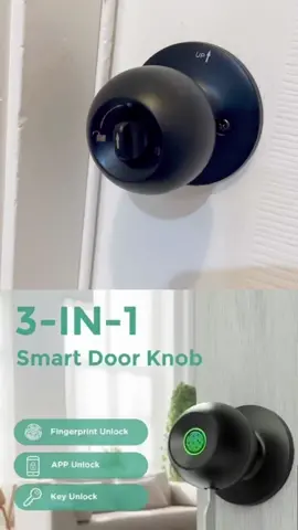 Dont be insecure about your safety, get this secure door knob lock! #security #biometriclock #smartdoorlock #3in1doorknob #doorknob #doorlock 