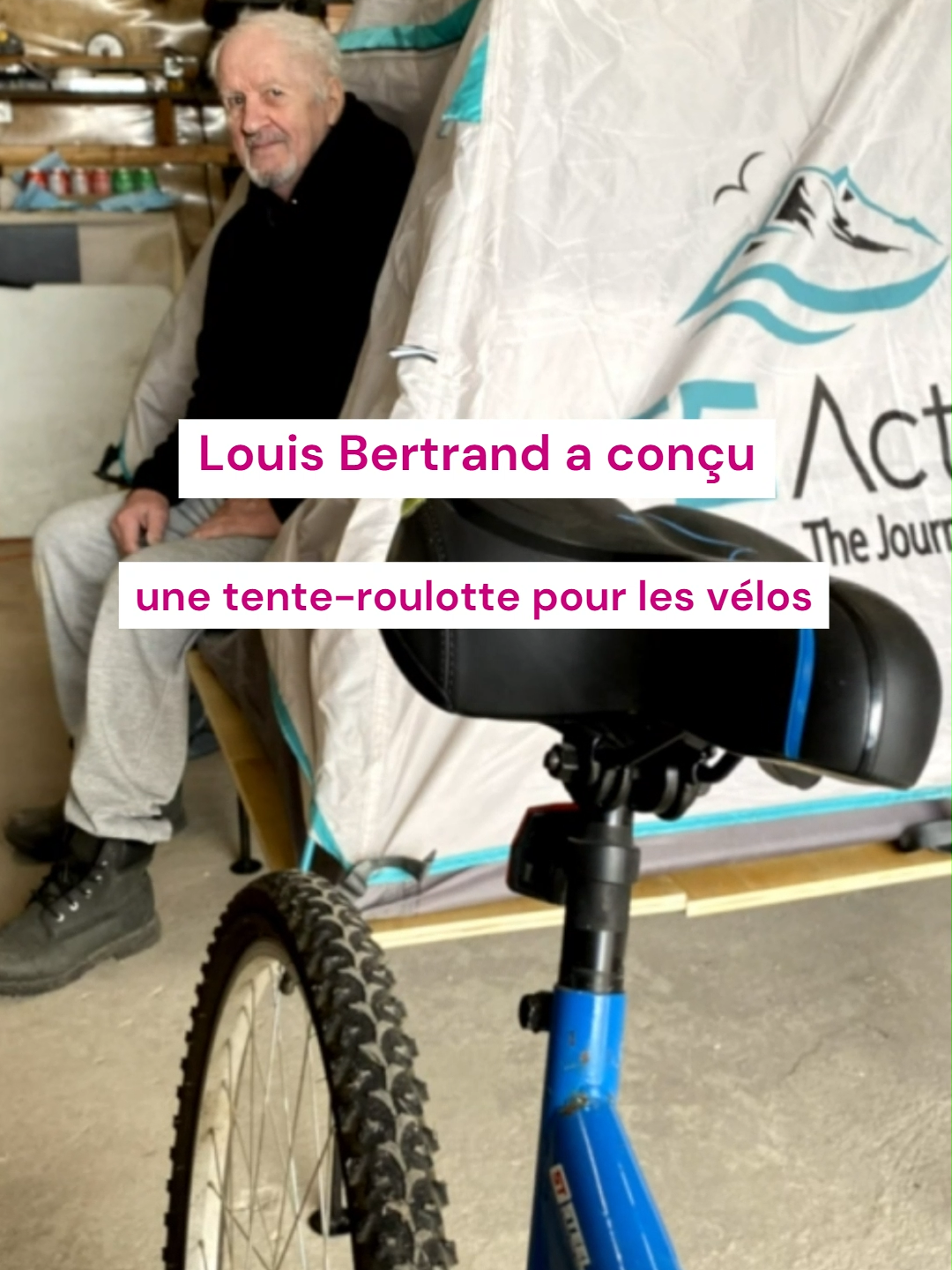 Que pensez-vous de l'idée? 🚴⛺️ #camping  #vélo  #pleinair  #roulotte #idées #DIY #diyproject #pourtoi #pourtoipage #inventeur #qctiktok #foryou #foryoupage