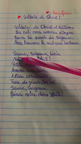“Soldats de Christ!“  #Vues #Abonnés #lyrics  #Ana #song @Wislet Joseph  @andyabeaubrun @Gregory Toussaint Creole 