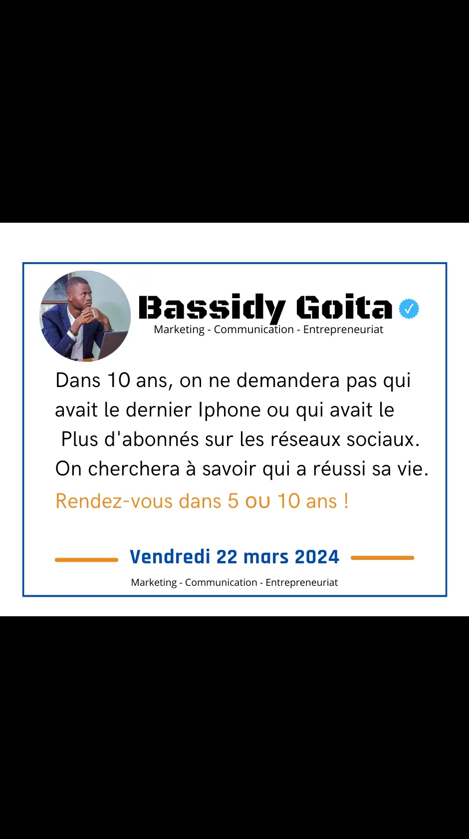 N'enviez personnes,fixez vous juste des objectifs et travaillez pour les atteindre ,suivez votre chemin ,le jour viendra où vous allez vivre la vie de vos rêves. #million #reussitepersonnelle #argent #entrepreneur #business #pourtoii #confiancensoi #developpementpersonnel #Formation 