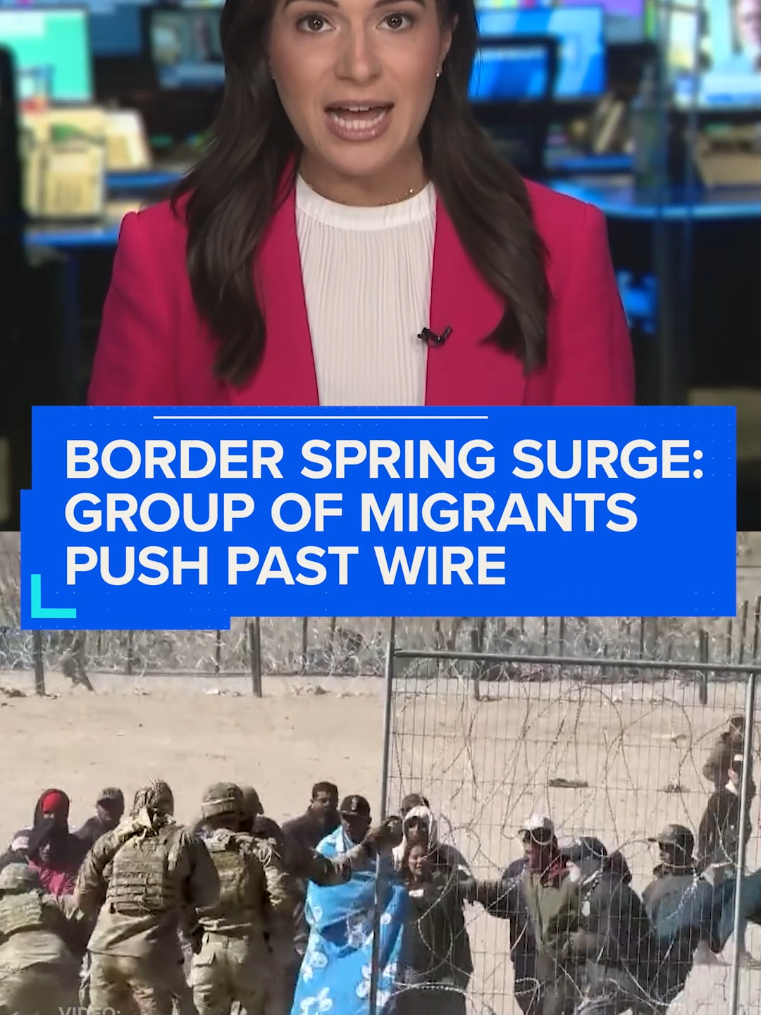A group of migrants breached a razor wire fence in El Paso, TX. Here's what we know.