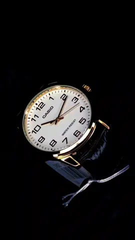Reloj Casio Caballero Original MTP-V001GL-7B reloj Casual Original Análogo, pulsera de cuero de color negro, esfera blanca con numeración para fácil lectura.  #relojhombre #santiagochilecentro #santiagocentro🇨🇱 #chile #relojcaballero #casio #casiovintage 