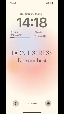 Don’t stress - Do your best🎗️#anhnendienthoai #độnglực #xuhuong #dieutuyetvoimytam 