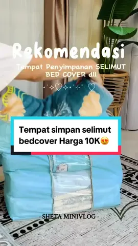 Cuma 10K NIh bun… buat simpan selimut bed cover dll🥰👍 cusss checkout!!! #tempatpenyimpananselimut #fyp #shetaminivlog #CapCut 