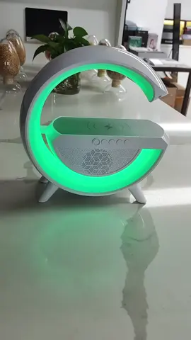 G Shaped LED Light Table Lamp With Wireless Charger #gshapewirelessspeaker #gshapewirelesscharger 