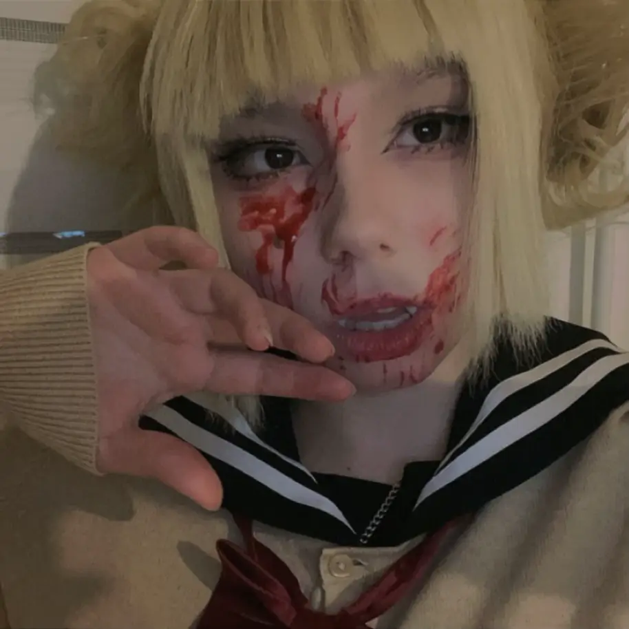 ⚠️Fake blo✪d🩸#fakebloodwarning #fakeblood #fyp #trending #cosplayer #toga #mha #togahimiko #togahimikocosplay #cosplaytogahimiko #himikotogacosplay #cosplaytogahimiko #cosplayhimikotoga #bnhacosplay #cosplaybnha #mhacosplay #cosplaymha #trend #pourtoi #creepy 