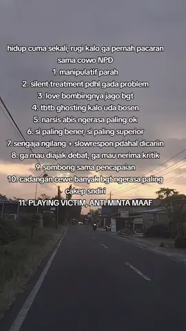 please cobain! 😅minimal sekali walau ujungnya melu2 sakit mental sendiri #NPD #npdawareness  #fyp #xyzbca 
