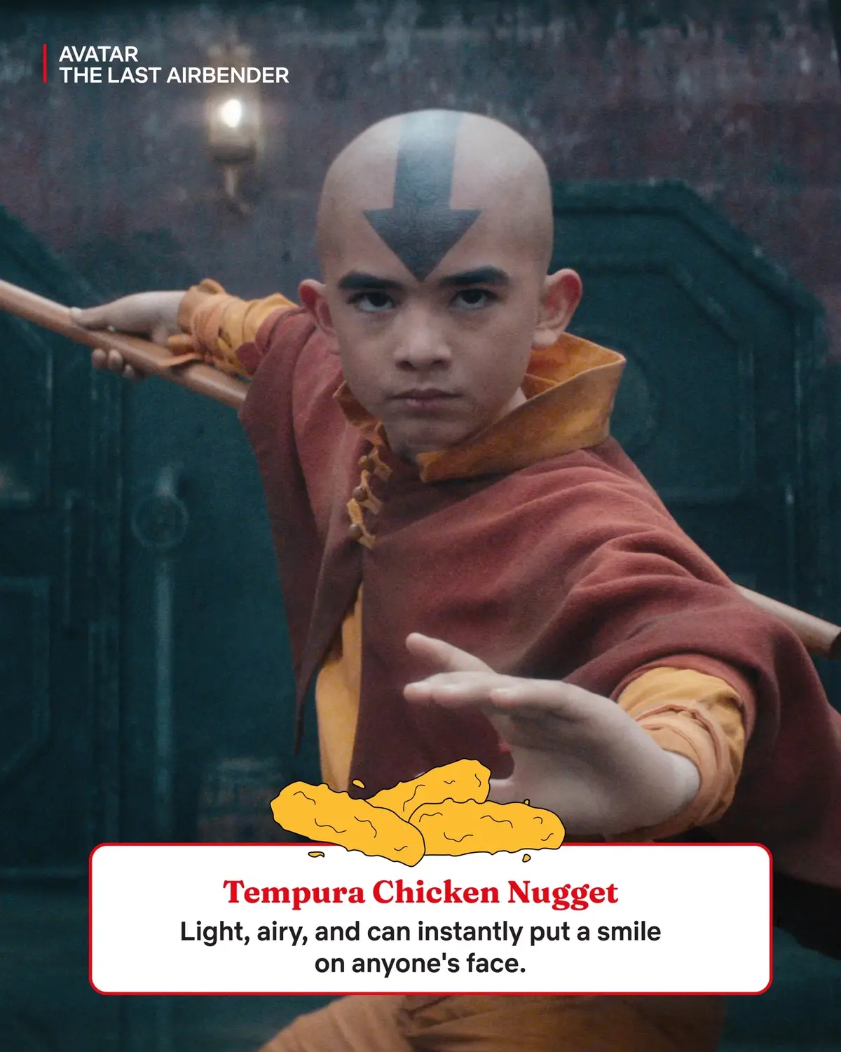 But fr tho, would you still love them if they were chicken nuggets? 🐔 #AvatarTheLastAirbender #UpinIpin #ONEPIECE #Damsel #SembangEntertainment #SembangMovie #WhatToWatch #NewReleases #TVRecommendations #MovieRecommendations #TVTok #DramaTikTok #MovieTok #Netflix #NetflixMY #FlixReview