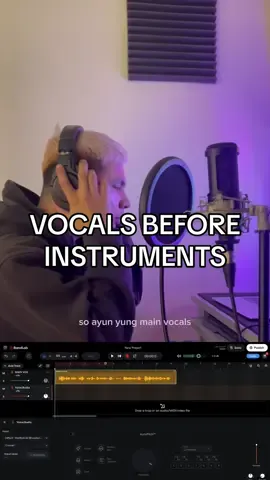 recording a midnight vibe song from scratch. #fyp #rnb #recording #risingontiktok #tiktokmusikat #tiktoktainment 