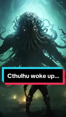 Cthulhu woke up #mythicalcreature #seacreature #caughtoncamera #cthulhu 