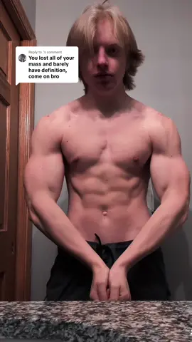 Replying to @. Just wait until im single digit bf and see if youll say the same thing  #foryou #gym #bodybuilding #GymTok #gymmotivation #weightloss #lean #aesthetic #cutting 