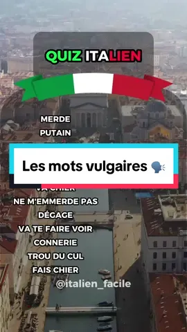 Quiz Italien 🇮🇹 Traduis ces 12 mots vulgaires en Italien ✅ #quizitalien #apprendrelitalien #coursditalien #italienfacile #apprendresurtiktok 