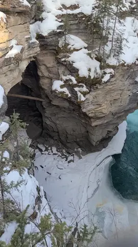 #waterfalls #winter #nature #beautiful #fyp 