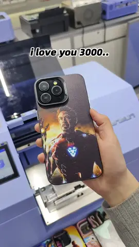 i love you 3000#ironman #marvelpov #marve #lensun #uvprinter #fyp #viral 