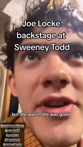Joe Locke backstage at Sweeney Todd with his cast mates #heartstopper #joelocke #kitconnor #heartstopperfandom #netflix #fyp #nicknelson #charliespring #nickandcharlie #heartstopperseason2 #heartstopperseason3 #comic #heartstopperedit #heartstoppermeme #heartstoppercomic #heartstoppervolume5 