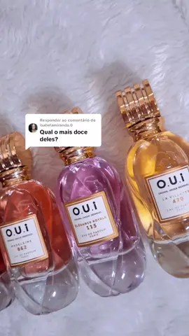 Respondendo a @isabelamiranda.0@🎀 Thamiris Tizianna 🎀 Perfumes da linha O.U.i do Boticário, qual o seu preferido? ❤️ @oboticario  #meusperfumes #colecaodeperfumes #perfumaria #perfumesbaratos #oboticario  #perfumesnacionais #oboticario #boticario #perfumesfemininos #perfumesimportados #perfumetok #perfumetiktok #perfumes #perfume  #perfumaria #meusperfumes 