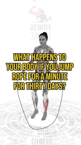 What happens to your body if you jump rope for a minute for thirty days? • #back #exercise #exerciseathome  #training 