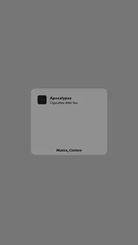 Esta canción la puso mi ex cuando cortamos en su estado de WhatsApp, no sé si era pa mí o para otro jajajaj- Canción; Apocalypse  Artista; Cigarettes after sex #traduccionesespañol #viral #español #fypシ #traduccion #canciones #foryou #music 