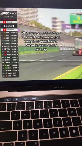 That Russell crash was insaneeeee😭 #mercedesamgf1 #formulaone #australiangp #georgerussell 