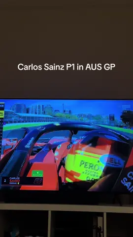 All i see Sainz all i see is Carlos Sainz! P1 after surgery! Vamos @carlossainz55 #carlossainz #scuderiaferrari #f1 #australiangp 