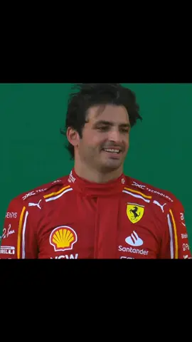 this moment>>>> the whole team singing the Italian national anthem. I'm not crying, we all are. @carlossainz55  #carlossainz #charlesleclerc #scuderiaferrari #ferrari #f1 