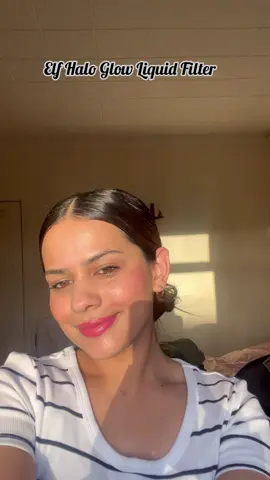 Trying Elf Halo Glow Liquid Filter the first time and totally love how it makes your skin look so natural and glowly at the same time. Super lightweight, doesn’t feel sticky on skin. @elfcosmetics  #elfhaloglowliquidfilter 