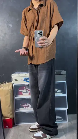 ลุคง่ายๆใครแต่งก็เทร่🧳//พิกัดชุดจิ้มลิงก์หน้าช่องเลยคับ🍊[ #เสื้อเชิ้ต #ไอเดียแต่งตัว #เสื้อผ้าผู้ชาย #เสื้อผ้าแฟชั่น ]