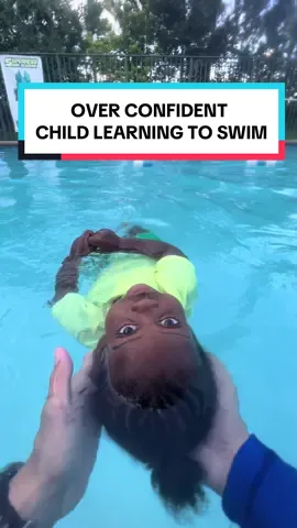 When teaching over confident children to swim, DO NOT be afraid to let them make mistakes or explore beyond their capabilities!  Help them when they are in trouble and encourage them to keep going. IF YOU LET THEM GO THEY ARE SURE TO GROW!  . #swimlessons #learntoswim #babyswim #infantswim #survivalswim #swimminglessons #pov #swimcoach 