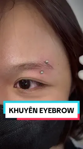 Xỏ khuyên chân mày , #eyebrows #xokhuyen #xokhuyensaigon #piercings #xokhuyentai #xuhuong 