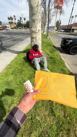 Millionaire offering strangers cash or job #longervideos #experiment #fyp #viral #trending 