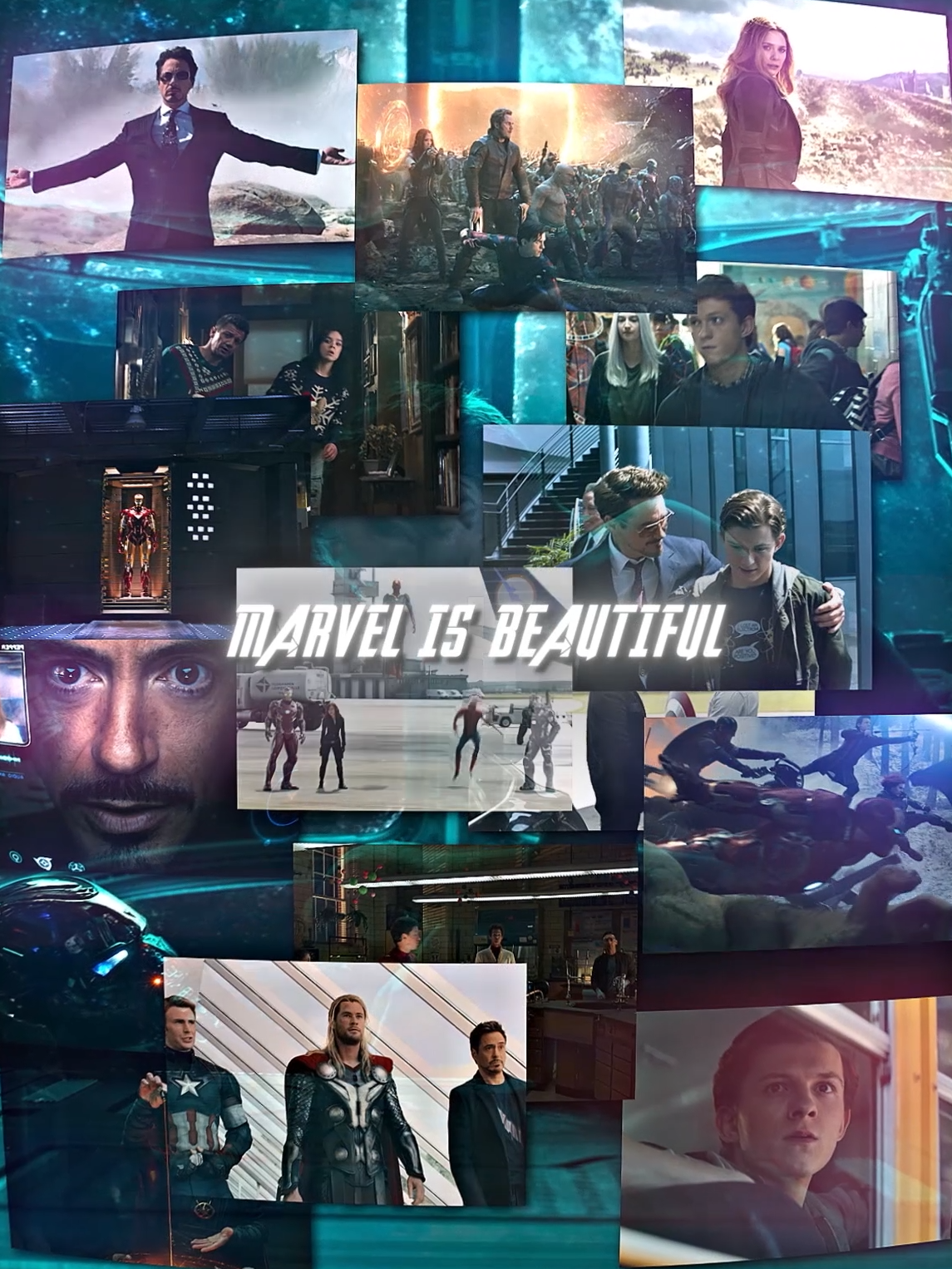 The most comfortable universe | #marvel #edit #tonystark #ironman #robertdowneyjr #peterparker #spiderman #avengers #viral